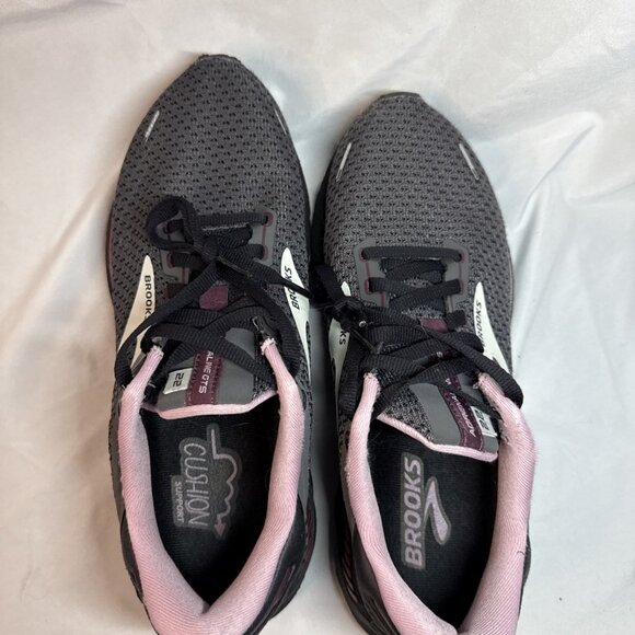 Brooks Adrenaline GTS 22 Women's‎ Size 9.5 Running Shoes Pearl Black Pink - Picture 8 of 12